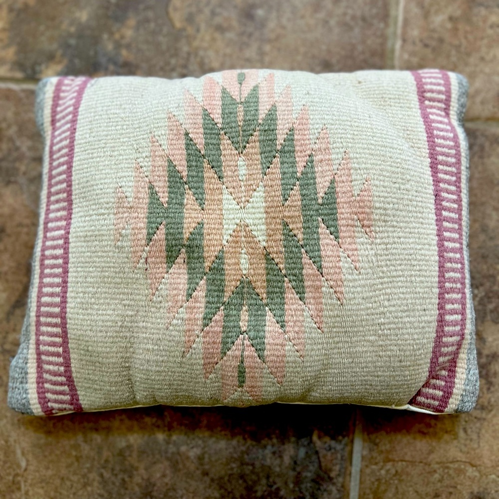 Woven Blanket Southwestern Pillow